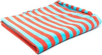 Stripe-Print Beach Towel-AA