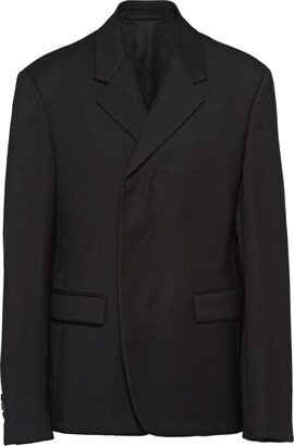 Single-Breasted Wool Blazer-AG