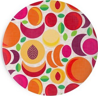 Salad Plates: Plum Peach Perfection - Multi Salad Plate, Orange