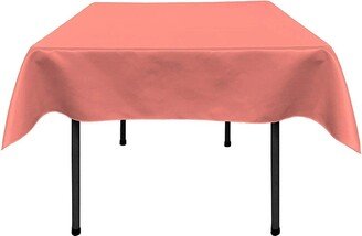 Polyester Bridal Satin Table Tablecloth | Coral, Choose