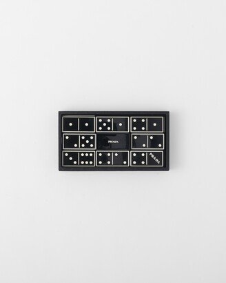 Saffiano Leather Dominoes Set