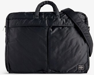 Mens Black Tanker Shell Briefcase