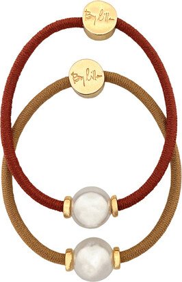 By Lilla Halo Elastic - Spring Gold - Brown, Red