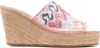 100mm Graphic-Print Espadrilles