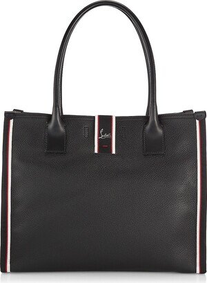 Nastroloubi Leather Top Handle Tote