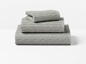 Ralph Lauren Sanders Cable Bath Towels-AB