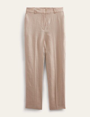 Tapered Linen Trousers-AA