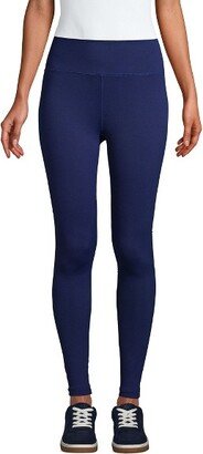 Land' End Women' Petite Active Seamle Legging - Small - Deep Sea Navy