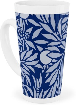 Mugs: Orange Grove At Night - Blue Tall Latte Mug, 17Oz, Blue