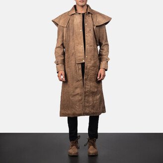 Maverick Brown Leather Duster