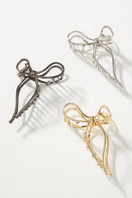 By Anthropologie Metal Bow Hair Claw Clips, Set of 3