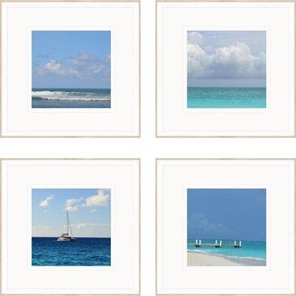 Paragon Picture Gallery Ocean Adventures I Framed Art, Set of 4