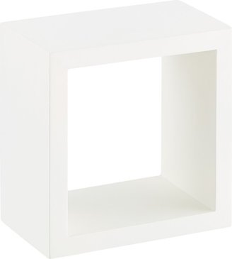 6 sq. x 3-1/2 h Wall Display Cube White