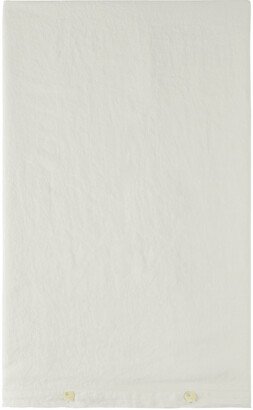 Off-White French Linen Duvet Cover, King