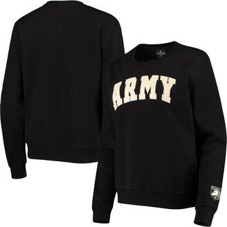 Women's Black Army Black Knights Campanile Pullover Sweatshirt