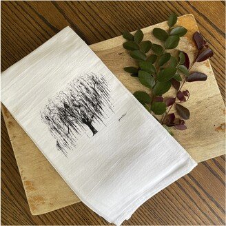 Weeping Willow Tea Towel - 100% Cotton Flour Sack Kitchen Hand