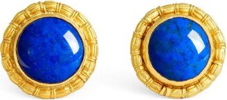 Brooski Gold And Lapis Cufflinks