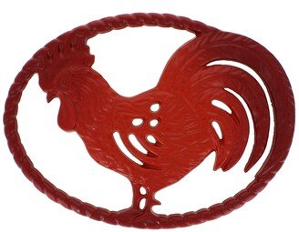 French Rooster Enameled Cast Iron 11