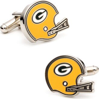 Retro Bay Packers Helmet Cufflinks