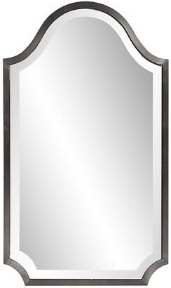 Bosworth Brushed Titanium Shield Mirror