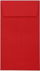 5 1/2 Coin Envelopes (3 1/8 x 5 1/2) 500/Pack Ruby Red (LUX512CO18500)