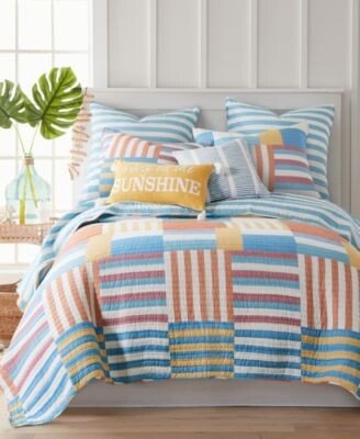 Home Sol Stripe Reversible Quilt Set Collection