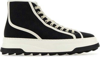 GG Motif High-Top Sneakers