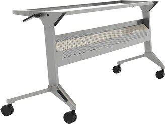 Safco Flip-N-Go Silver Training Table Base