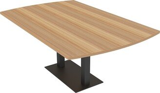 Skutchi Designs, Inc. 7Ft Arc Rectangle Conference Table Square Metal Base Power And Data