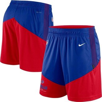 Men's Royal, Red Buffalo Bills Primary Lockup Performance Shorts - Royal, Red