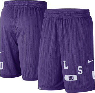 Men's Purple Lsu Tigers Wordmark Performance Shorts