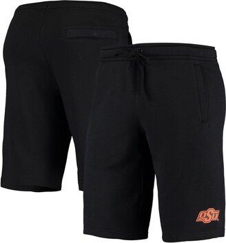 Men's Black Oklahoma State Cowboys College Primary Logo Club Fleece Shorts