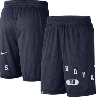 Men's Navy Georgetown Hoyas Wordmark Performance Shorts