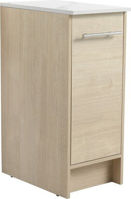 BESTCOSTY 12 Inch Freestanding Bathroom Cabinet