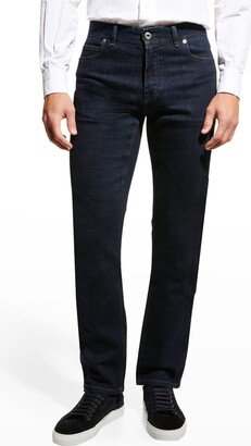 Men's Dark Wash Stretch Denim Jeans