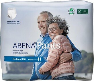 Abena Pants Absorbent Underwear, Medium, Bag of 14