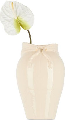 Lola Mayeras Beige Hoodie Vase