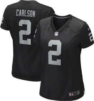 Women's Daniel Carlson Black Las Vegas Raiders Game Player Jersey