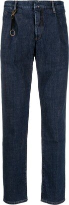 Charm-Detail Tapered Jeans