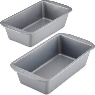 GoldenBake Bakeware Nonstick Loaf Pan Set, 2-Piece, Gray