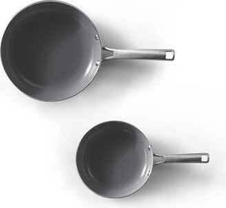 Classic Oil Infused Ceramic 2-Piece Fry Pan Set