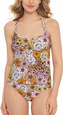 Salt + Cove Salt Cove Juniors Printed V Wire Tankini Top Hipster Bottoms Created For Macys