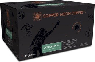 Copper Moon Coffee Single Serve Coffee Pods for Keurig K Cup Brewers, Costa Rican Blend, 80 Count