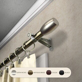 InStyleDesign Diego Adjustable Black Curtain Rod