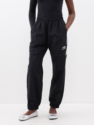 Logo-embroidered Shell Track Pants