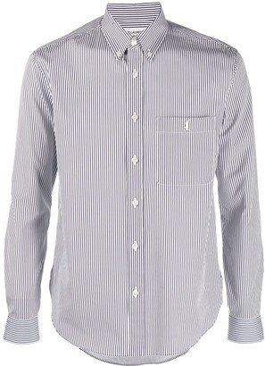 Striped Button-Down Shirt-AA