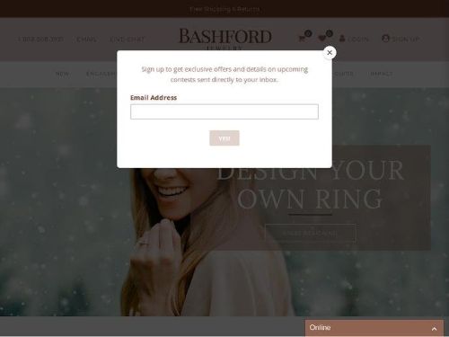 Bashford Jewelry Promo Codes & Coupons