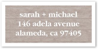 Wedding Address Labels: Minimal Rustic Address Label, Grey, Address Label, Matte