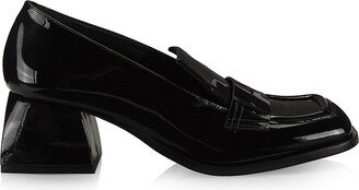 Bulla Patent Leather Heeled Loafers