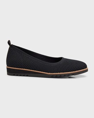 Etta Knit Wedge Ballerina Loafers